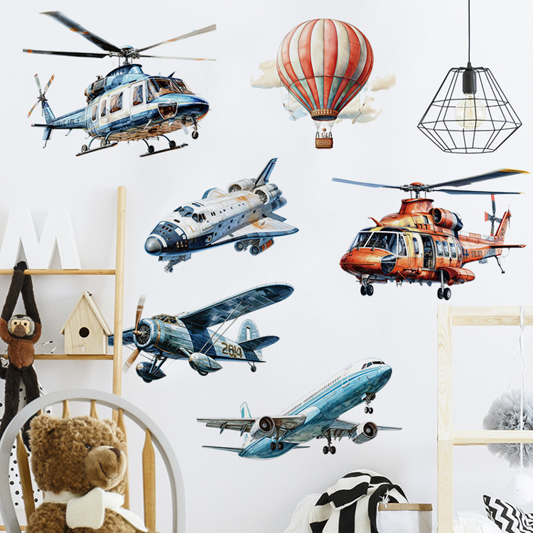 Акварельная виниловая наклейка для мальчика