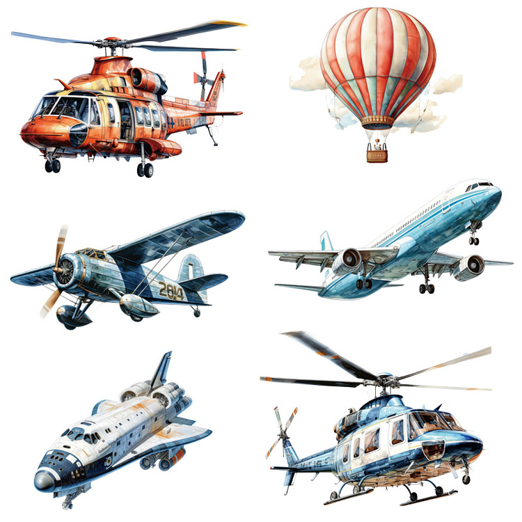 Акварельная виниловая наклейка для мальчика