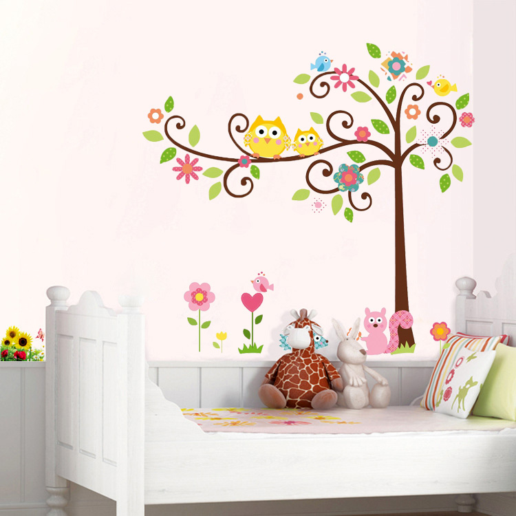 Велика наклейка дерево на стіну