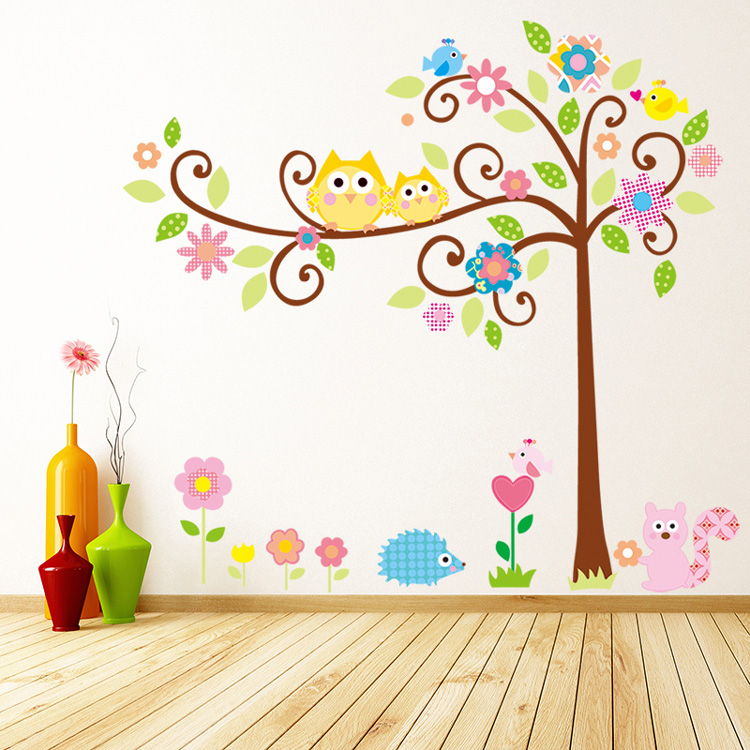 Велика наклейка дерево на стіну