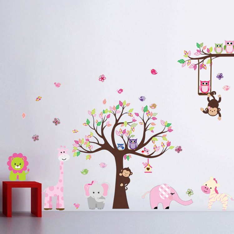 Великі наклейки на стіну в дитячий сад