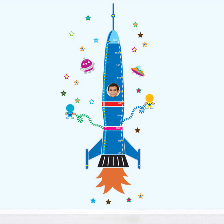 Декоративна наклейка ракети на стіну для хлопчиків