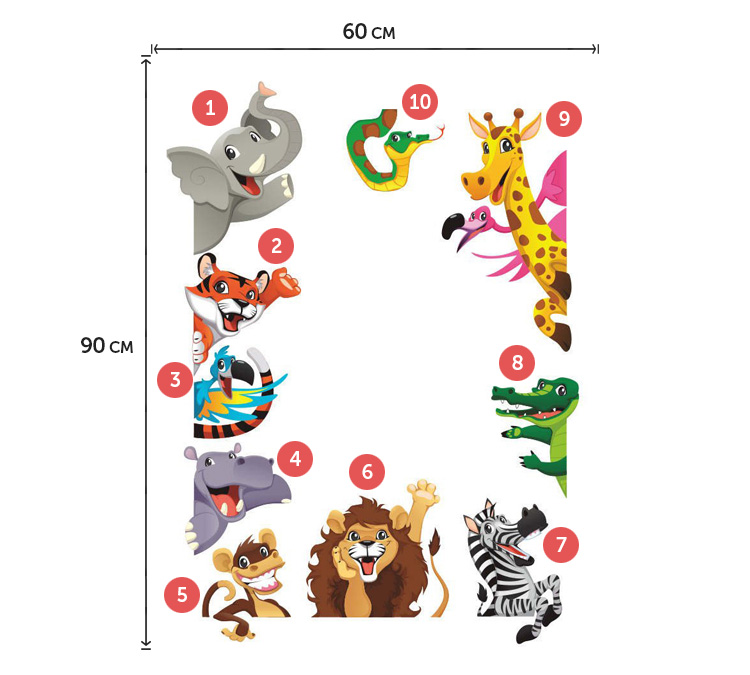 Декоративні наклейки для дверей