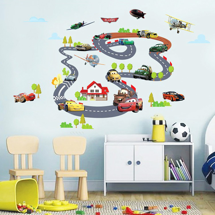 Детская наклейка Тачки из мультфильма