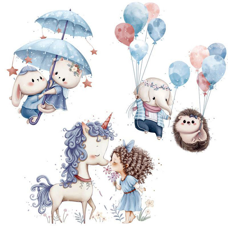 Дитяча вінілова наклейка в спальню