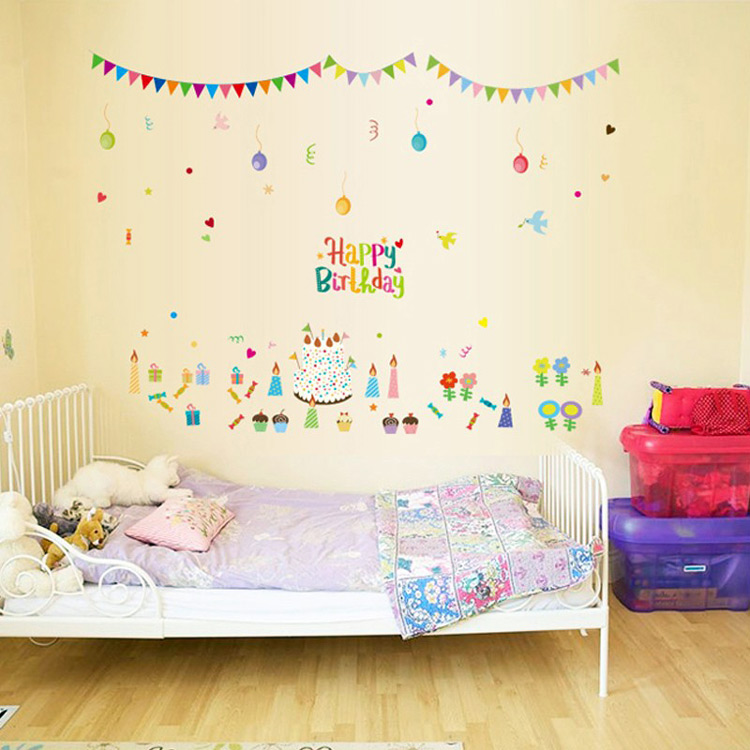 Детские наклейки на день рождения