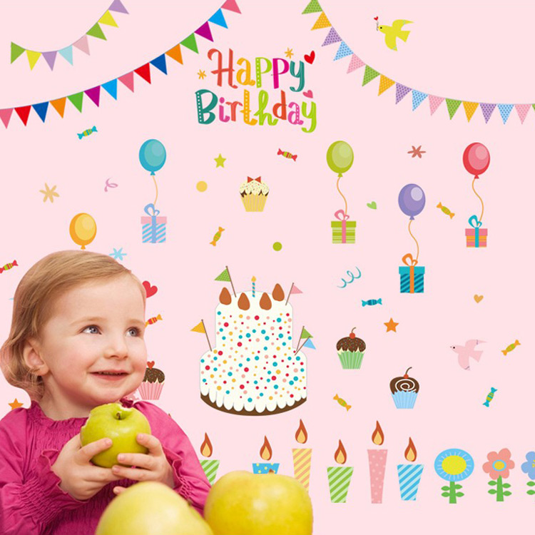 Детские наклейки на день рождения