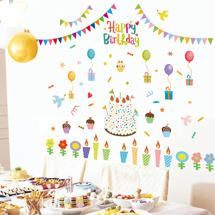 Детские наклейки на день рождения