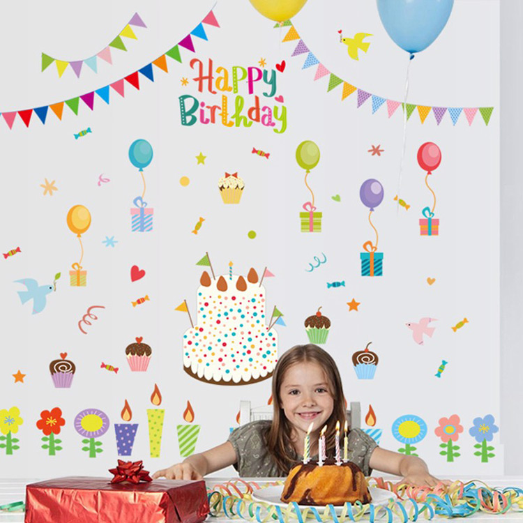 Детские наклейки на день рождения