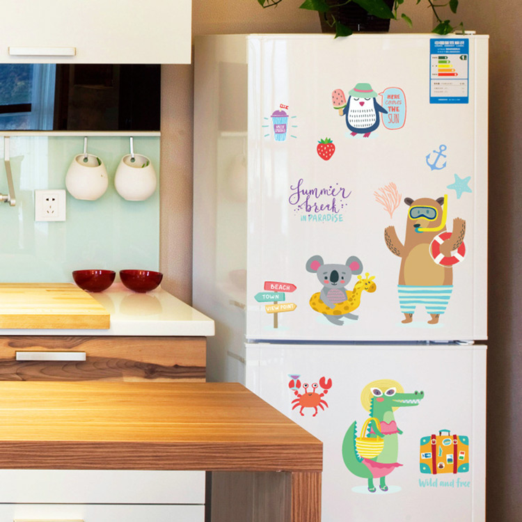 Дитячі наклейки на шафки в садок