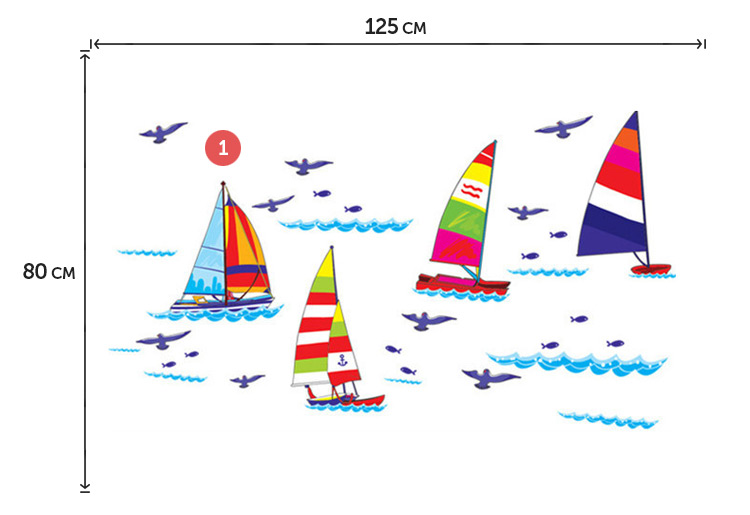 Дитячі наклейки в ванну кімнату