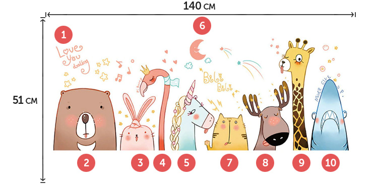 Дизайнерские наклейки на стену