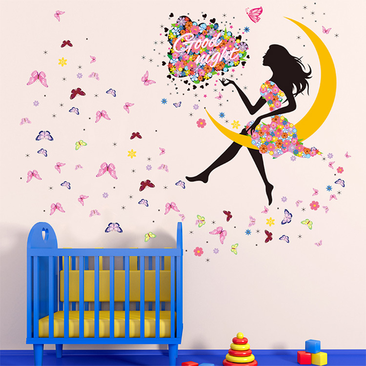 Інтер’єрна наклейка для дівчат на стіну