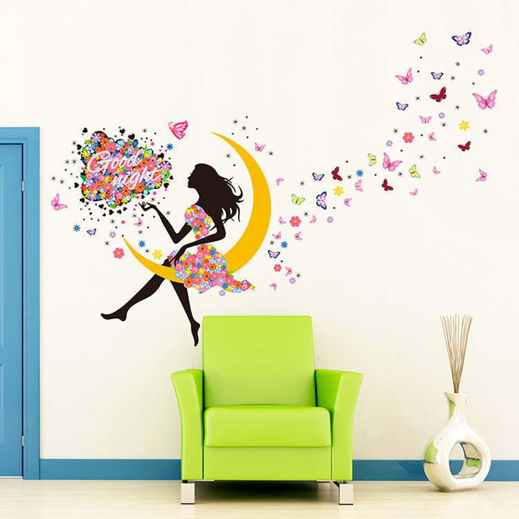 Інтер’єрна наклейка для дівчат на стіну