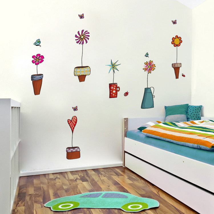 Інтер’єрні наклейки квітів