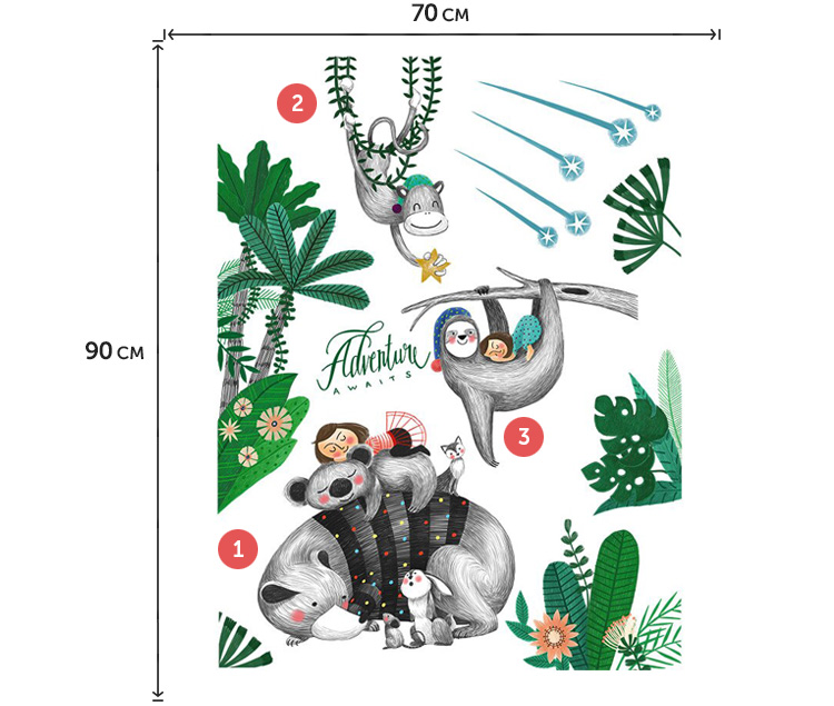 Інтер’єрні вінілові наклейки на стіну