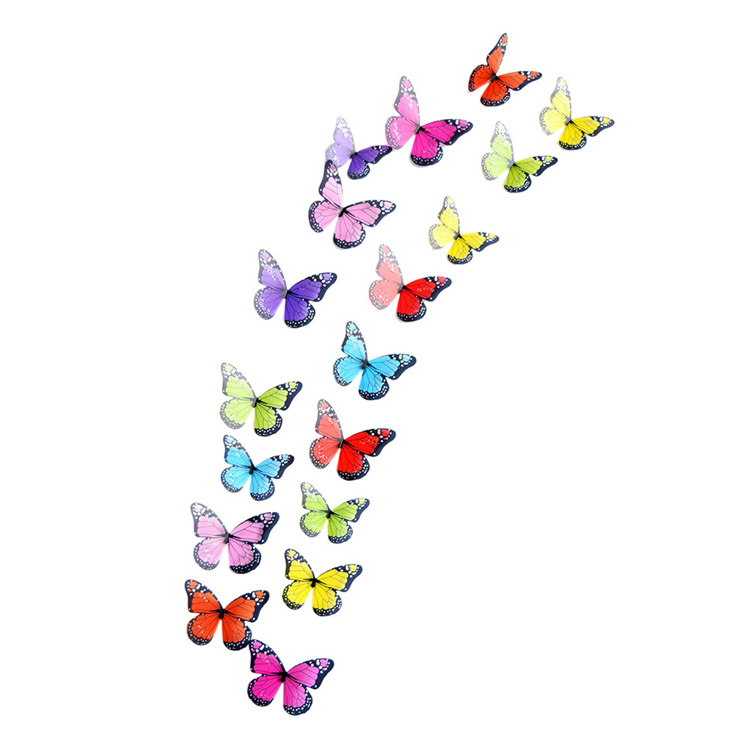 Набор бабочек для декора / скотч / 18 шт