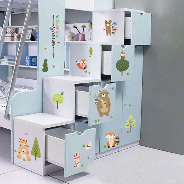 Набор наклеек на шкаф для детей