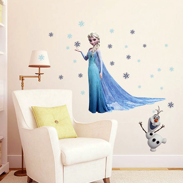 Наклейка Крижане серце з мультфільму