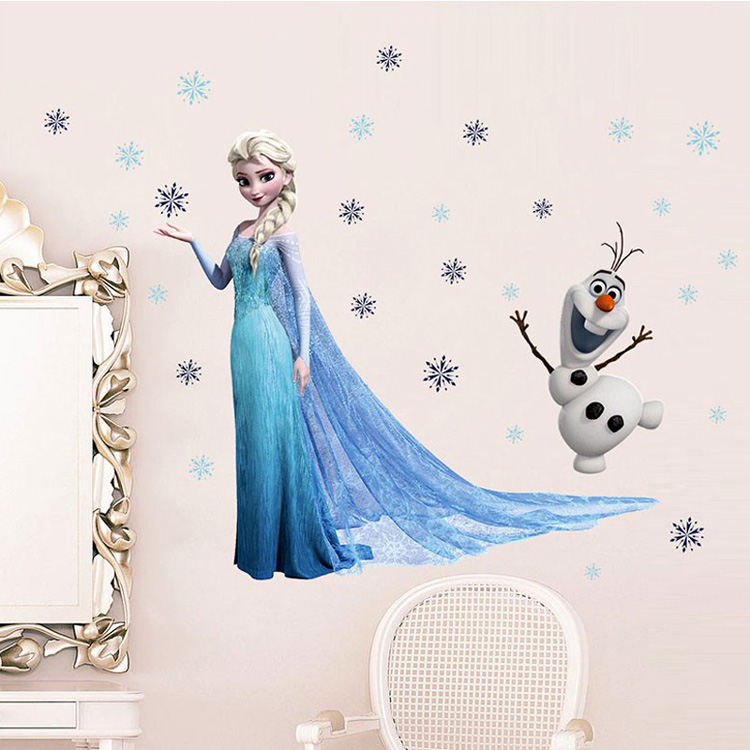 Наклейка Крижане серце з мультфільму