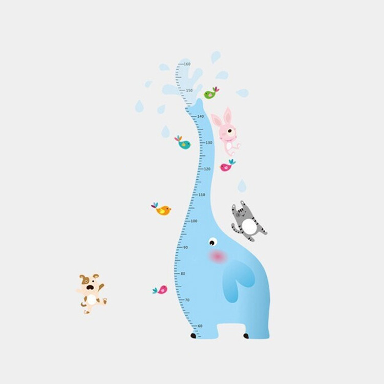 Наклейка зростомір слон для дітей