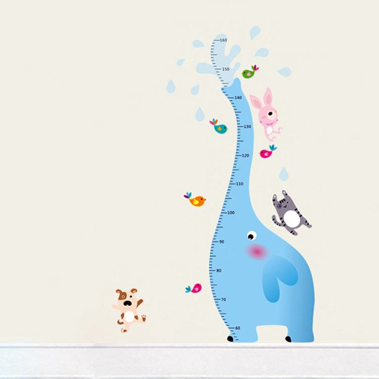 Наклейка зростомір слон для дітей