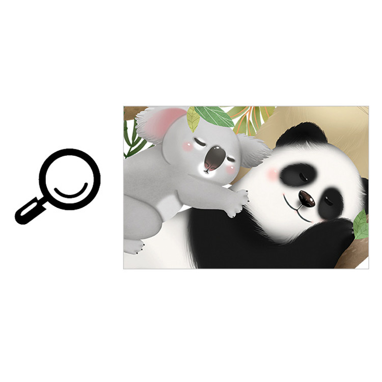 Наклейка с животными на дверь детской