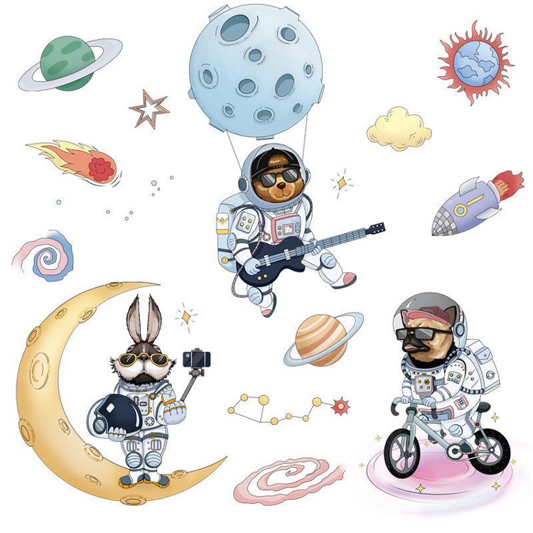 Наклейки космосу для хлопчиків