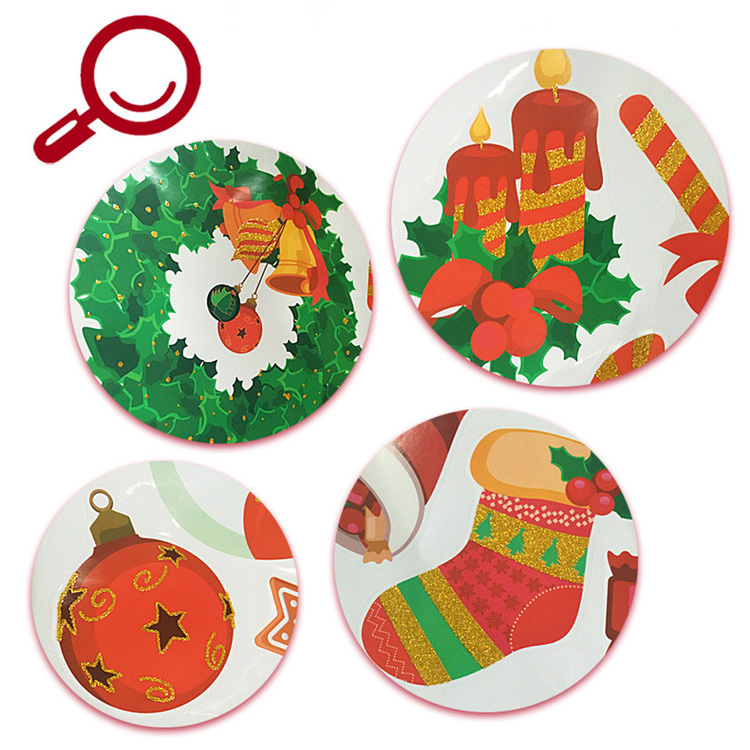 Наклейки на окна к Новому году