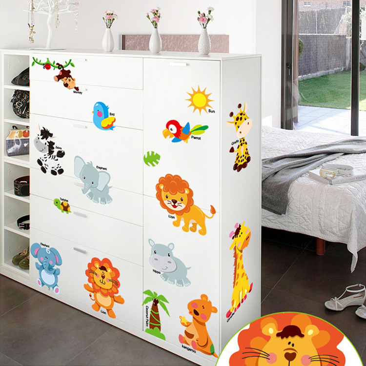 Наклейки на шафки в садок