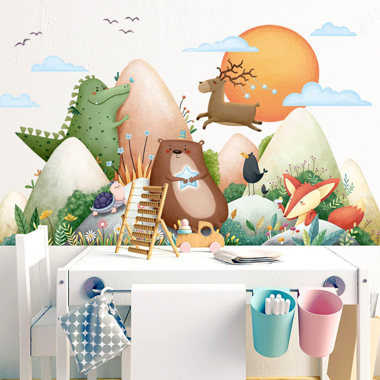 Наклейки на стену с динозаврами