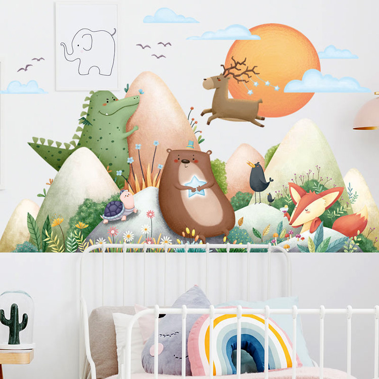 Наклейки на стену с динозаврами