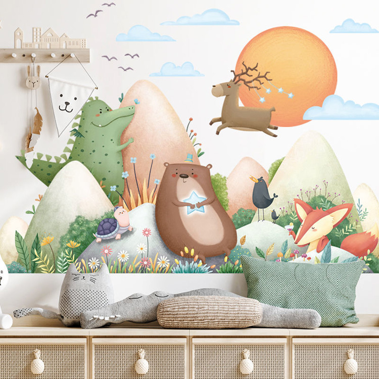 Наклейки на стену с динозаврами