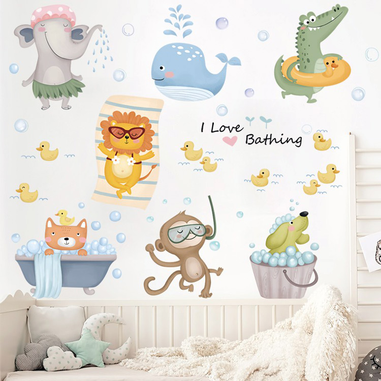 Наклейки на дзеркало у ванну кімнату