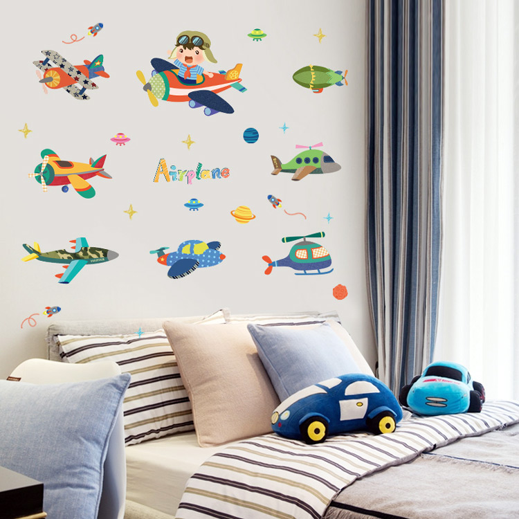 Наклейки літаків для хлопчиків