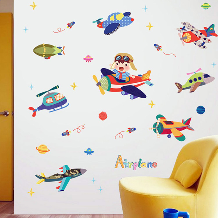 Наклейки літаків для хлопчиків
