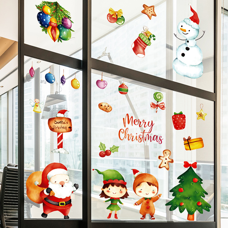 Новогодняя наклейка для детей