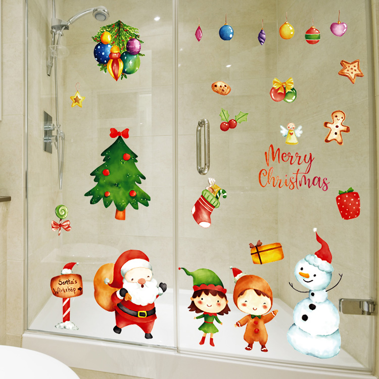 Новогодняя наклейка для детей