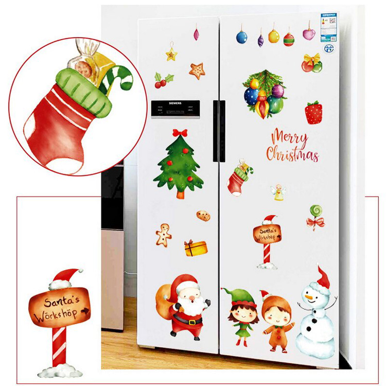 Новогодняя наклейка для детей