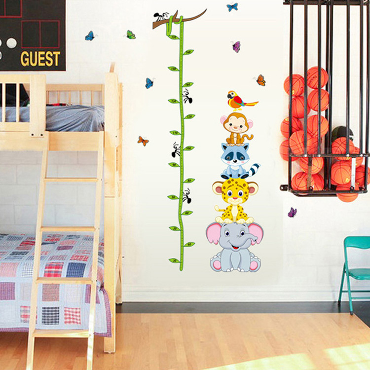 Ростомер наклейка в детскую комнату на стену