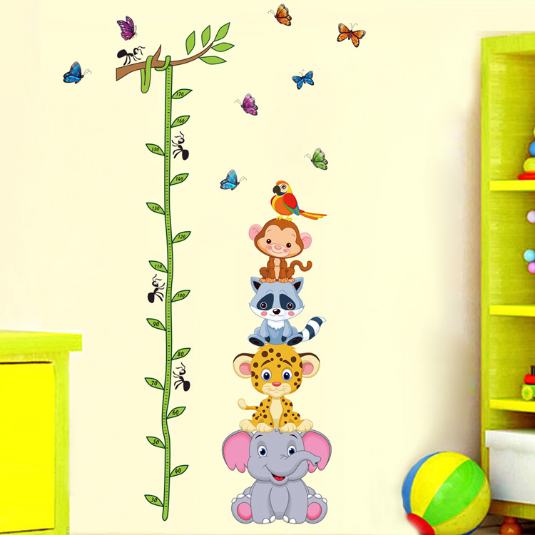 Ростомер наклейка в детскую комнату на стену