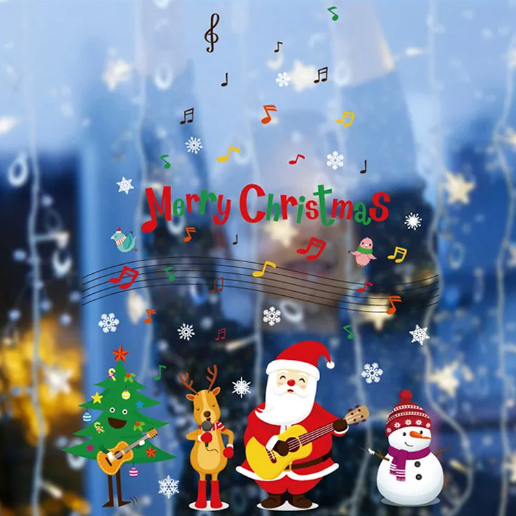 Різдвяна наклейка на стіну для дітей