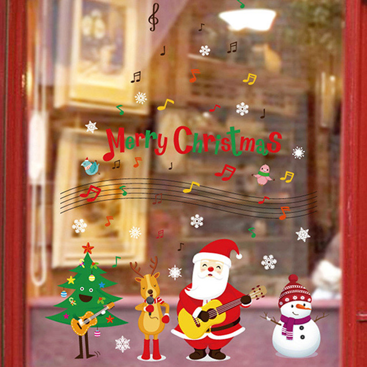Різдвяна наклейка на стіну для дітей
