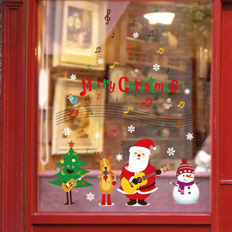 Різдвяна наклейка на стіну для дітей