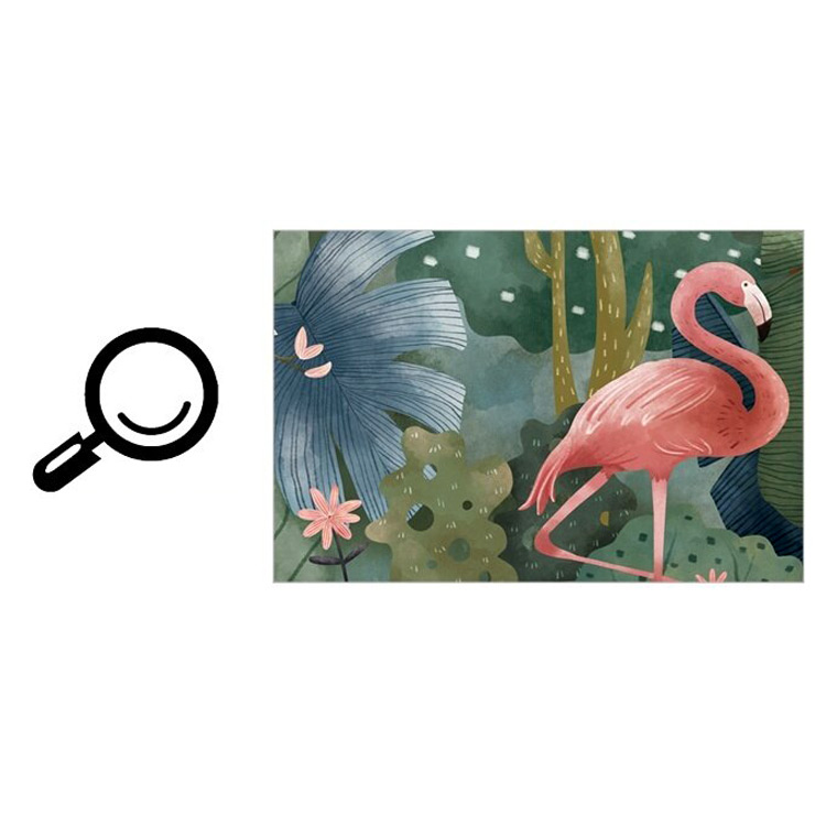 Вінілова наклейка кита і гори на стіну