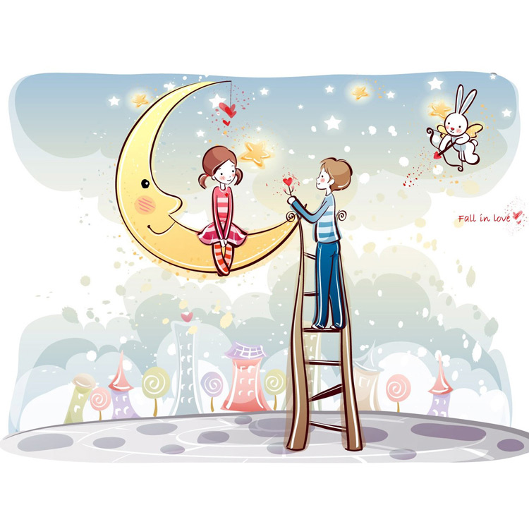 Вінілова наклейка на День святого Валентина