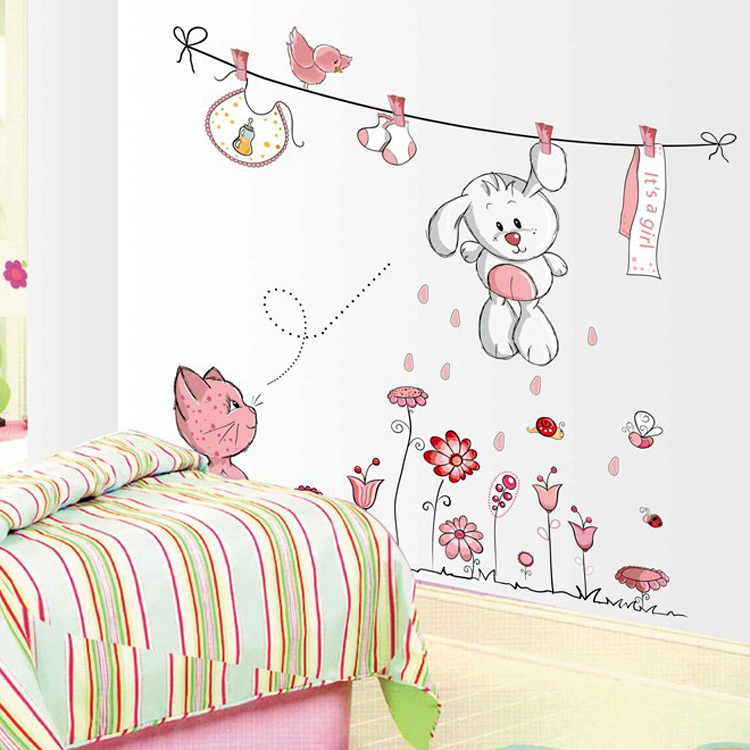 Вінілова наклейка на стіну в дитячу кімнату