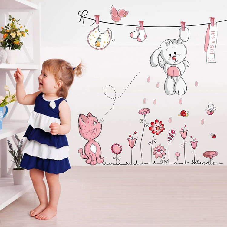 Вінілова наклейка на стіну в дитячу кімнату