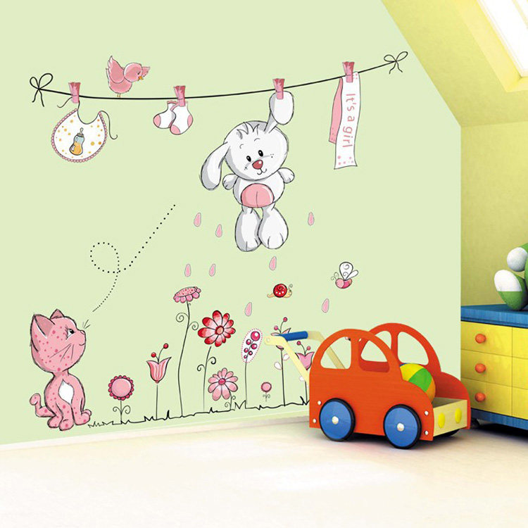 Вінілова наклейка на стіну в дитячу кімнату