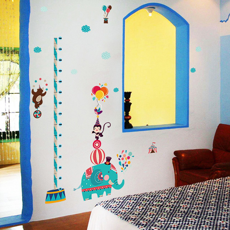 Вінілова наклейка цирк на стіну в дитячу кімнату